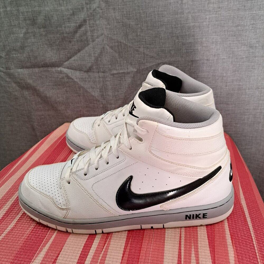 %Nike Prestige IV High 584614-110 White/Black/Grey Size 12 / A 21